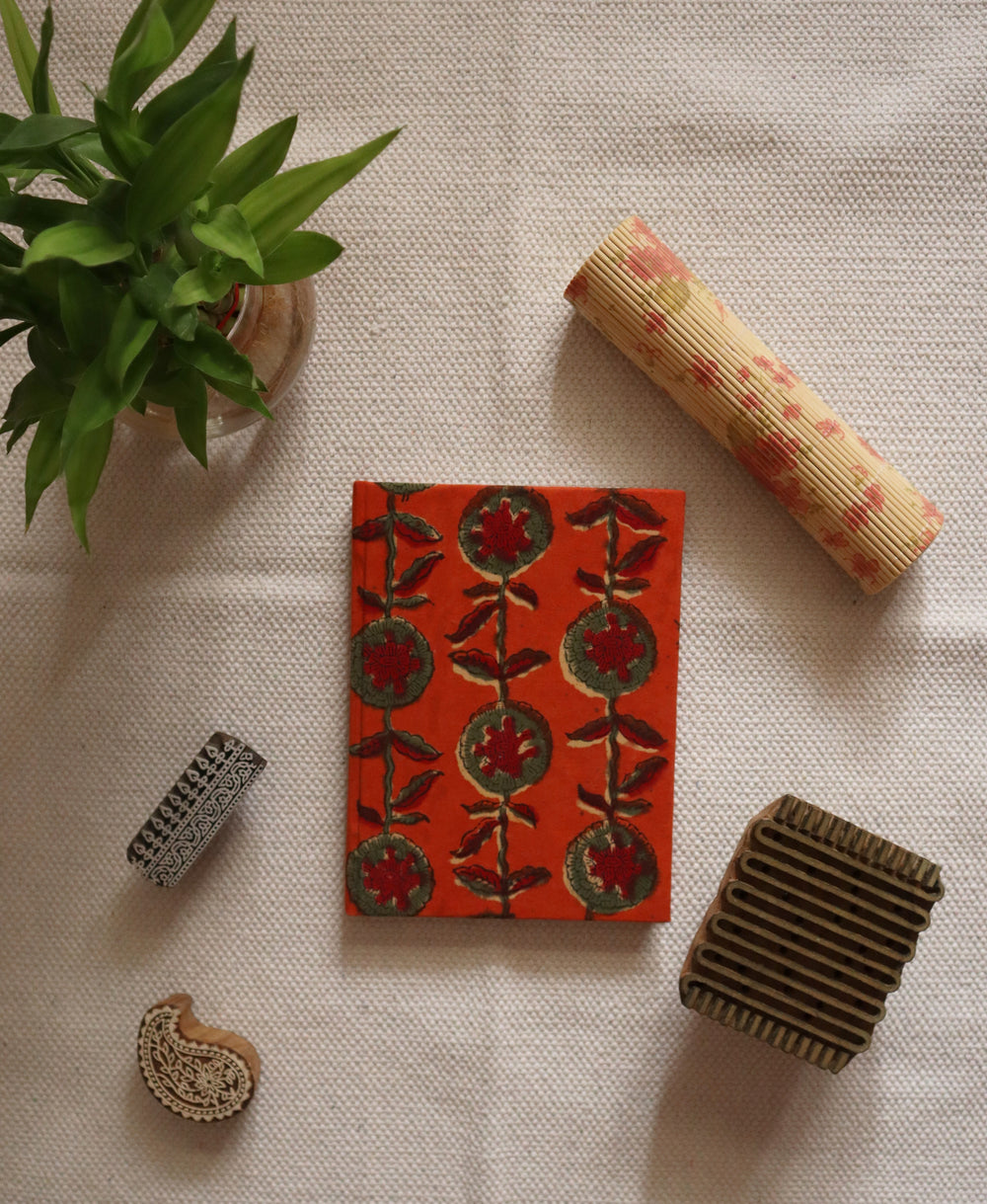 Stamped Stories - 10 | Block Printed Handmade Diary