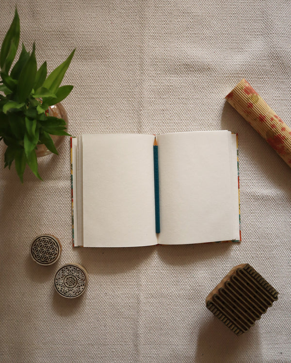 Stamped Stories - 12 | Block Printed Handmade Diary