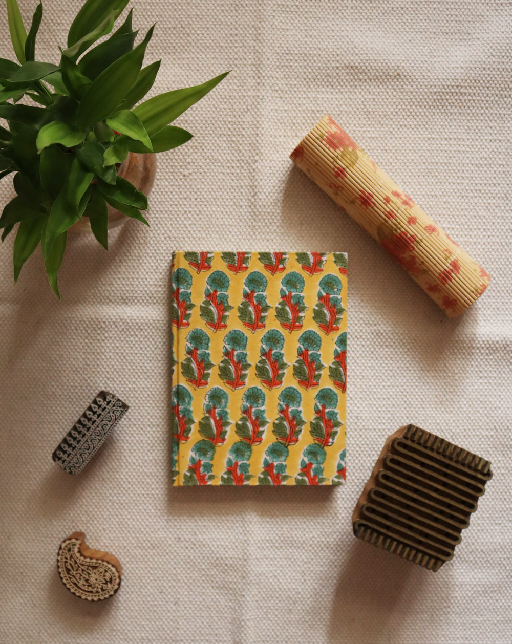 Stamped Stories - 12 | Block Printed Handmade Diary