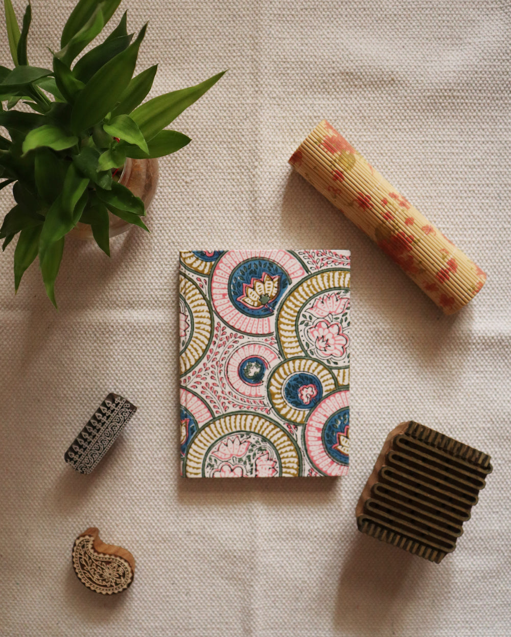 Stamped Stories - 13 | Block Printed Handmade Diary