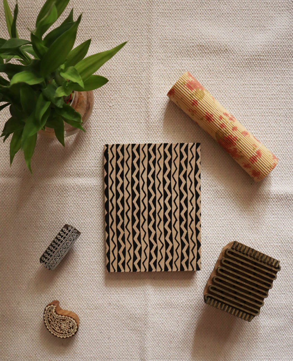 Stamped Stories - 14 | Block Printed Handmade Diary