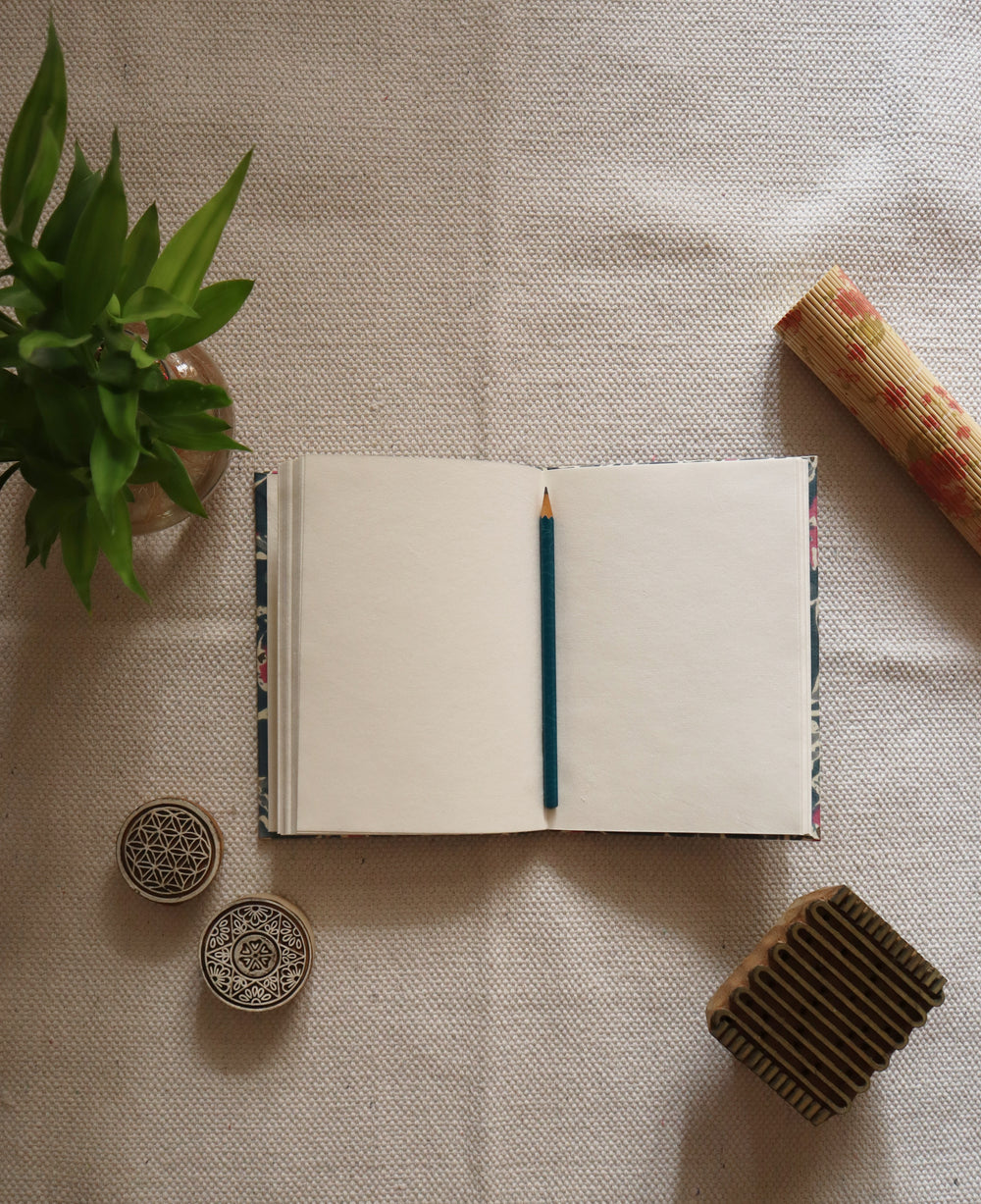 Stamped Stories - 17 | Block Printed Handmade Diary