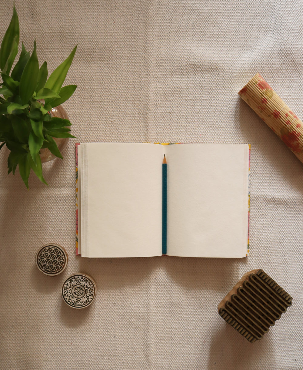 Stamped Stories - 18 | Block Printed Handmade Diary