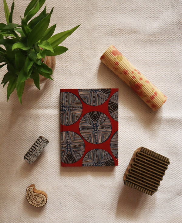 Stamped Stories - 01 | Block Printed Handmade Diary