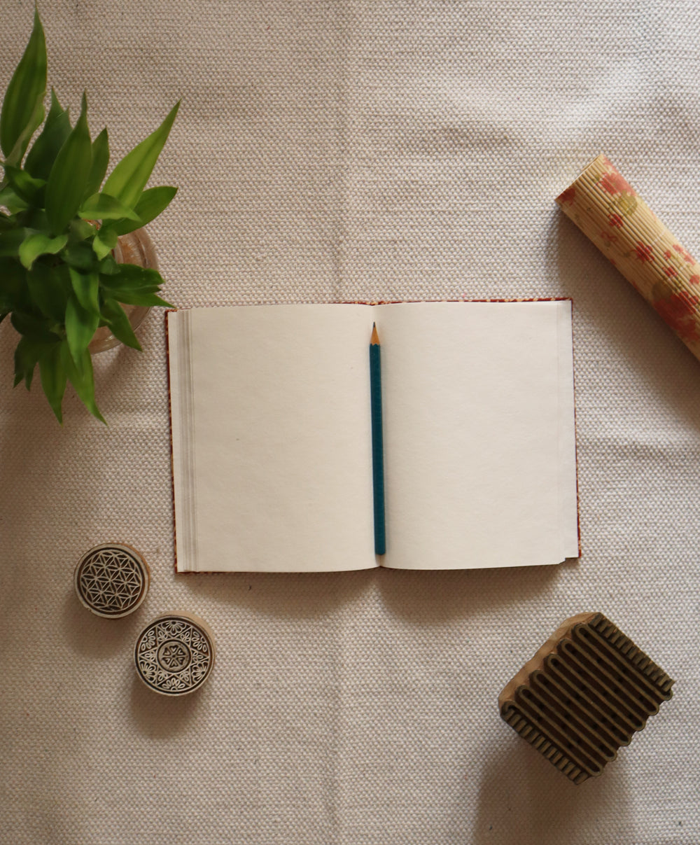 Stamped Stories - 21 | Block Printed Handmade Diary