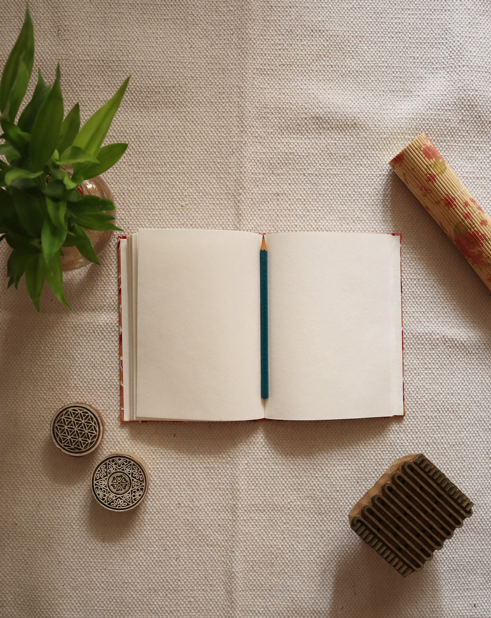 Stamped Stories - 05 | Block Printed Handmade Diary