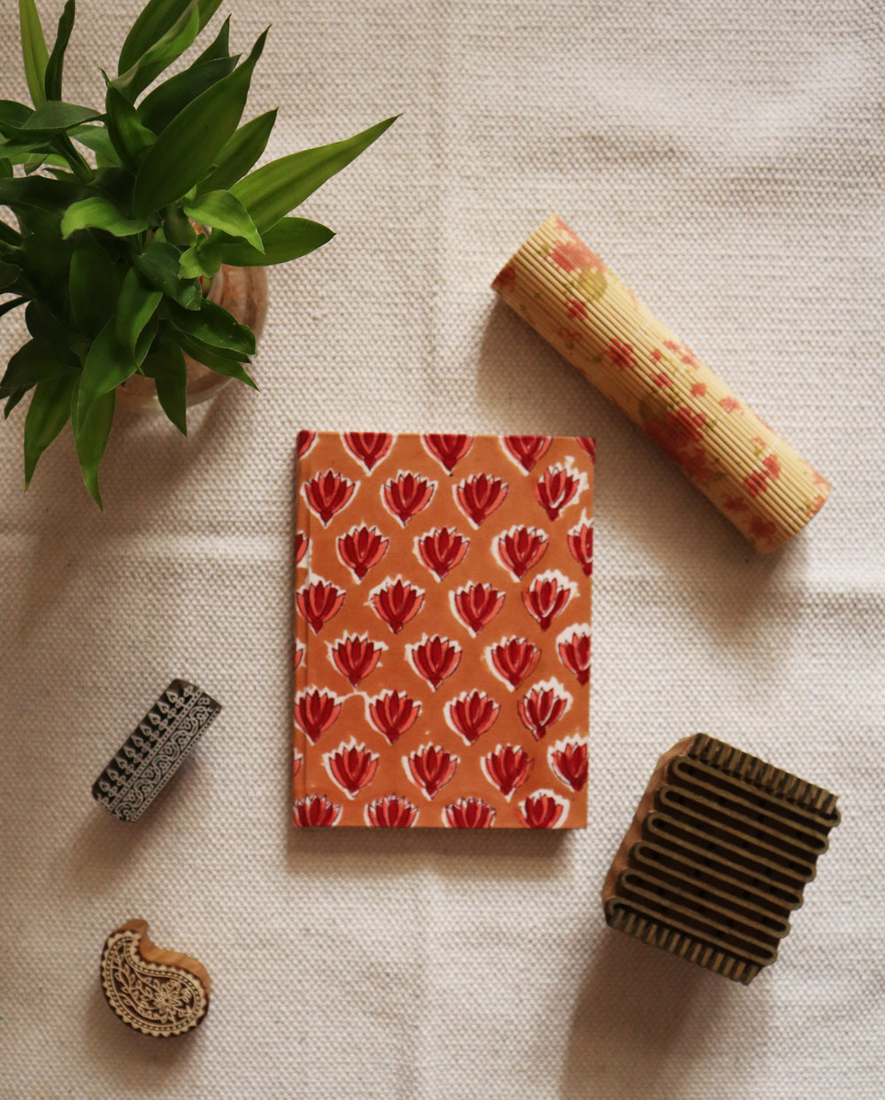 Stamped Stories - 05 | Block Printed Handmade Diary