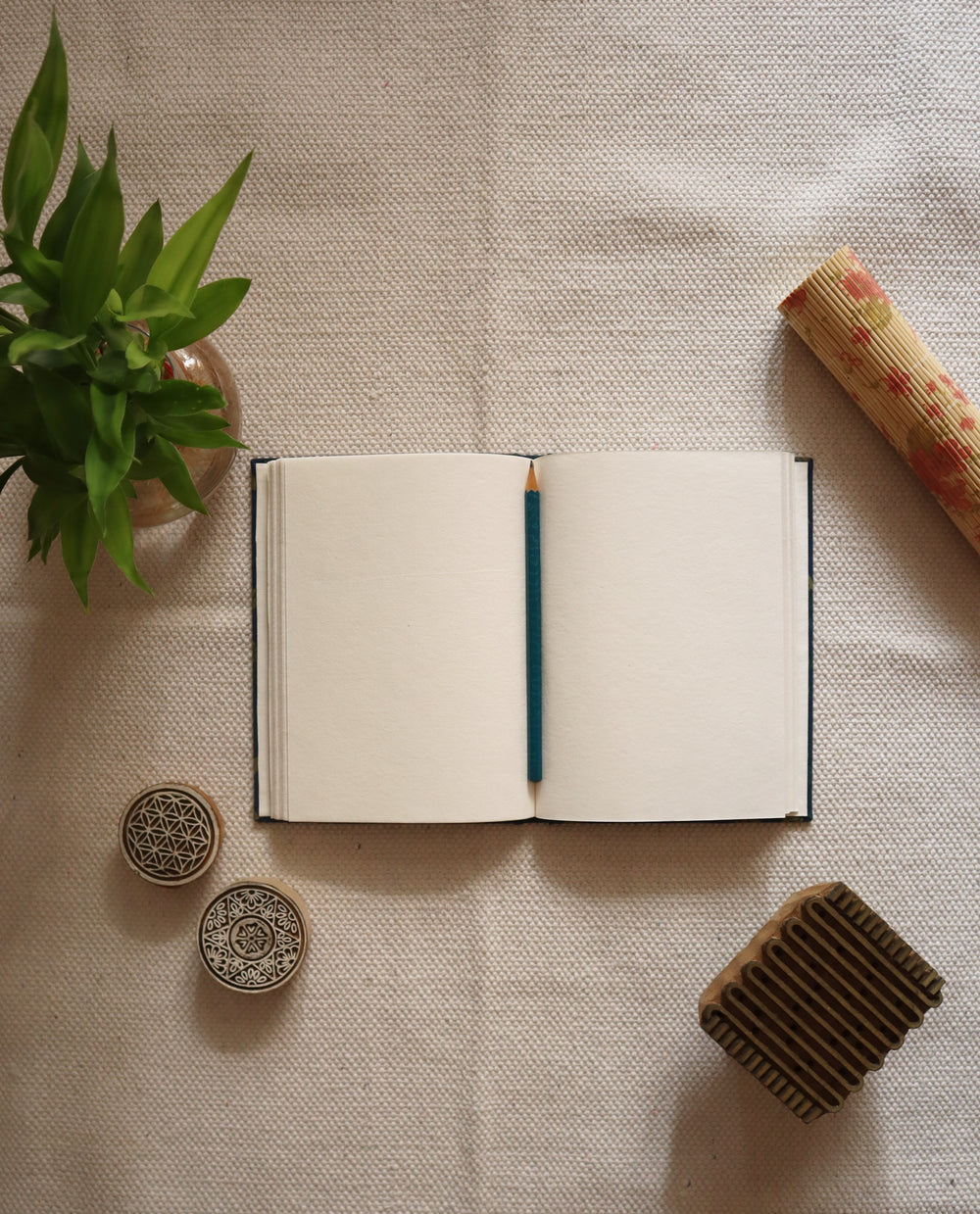 Stamped Stories - 07 | Block Printed Handmade Diary